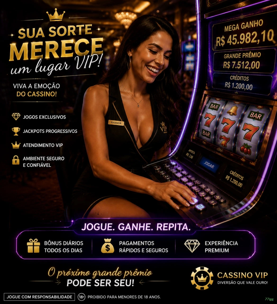 Cassino ao vivo com dealers reais da Evolution Gaming